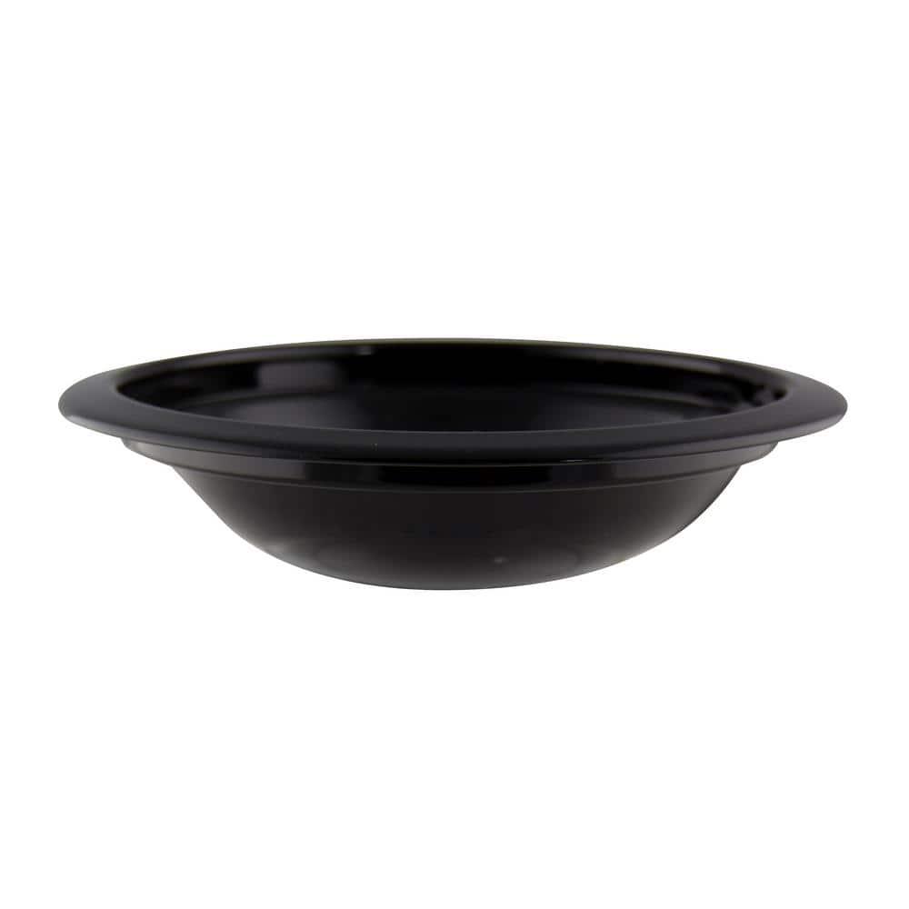 Range Kleen P101 Style A Small Heavy Duty Black Porcelain Drip Bowl