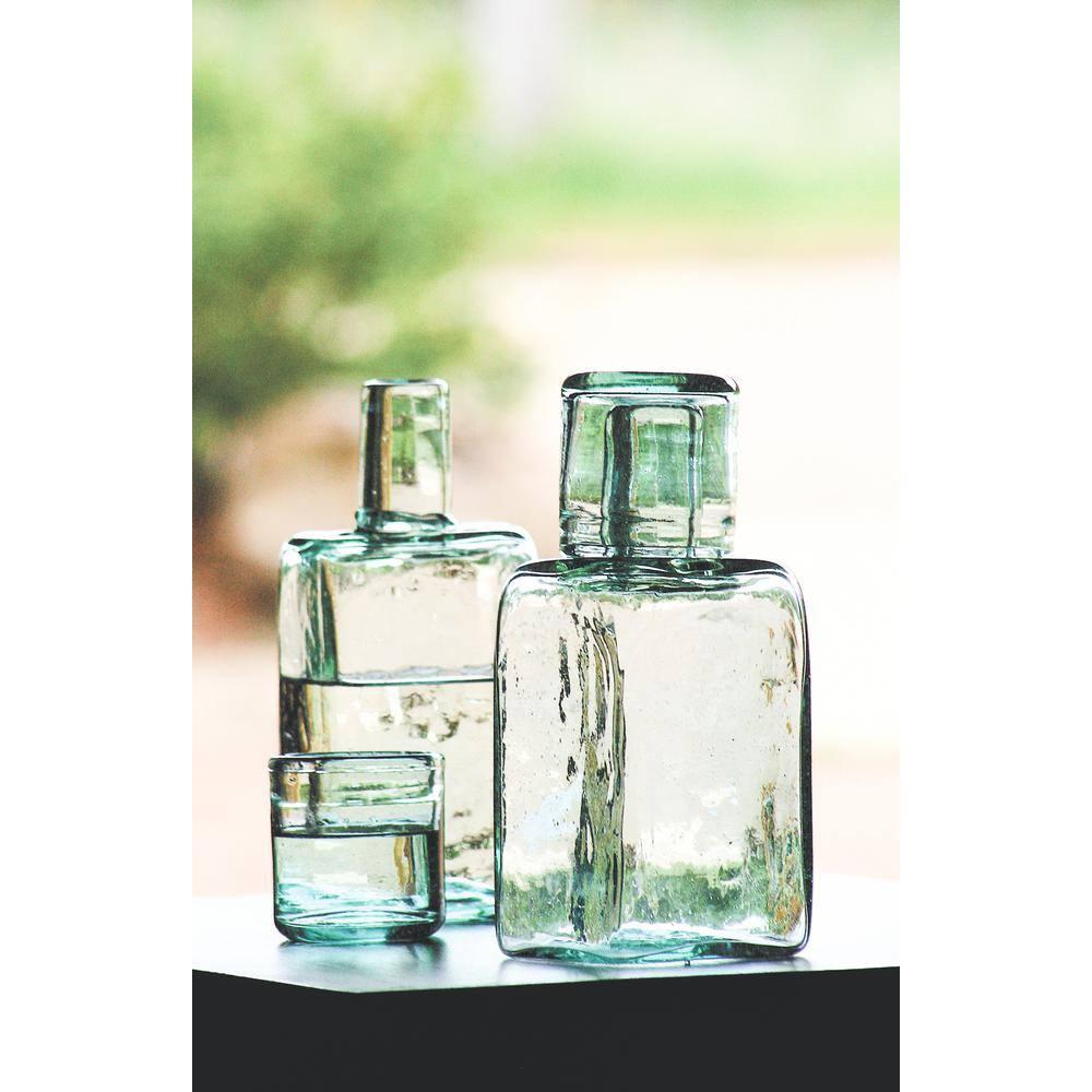 Kalalou CRL5134 8.5 in. Bedside Water Carafe & Drinking Glass