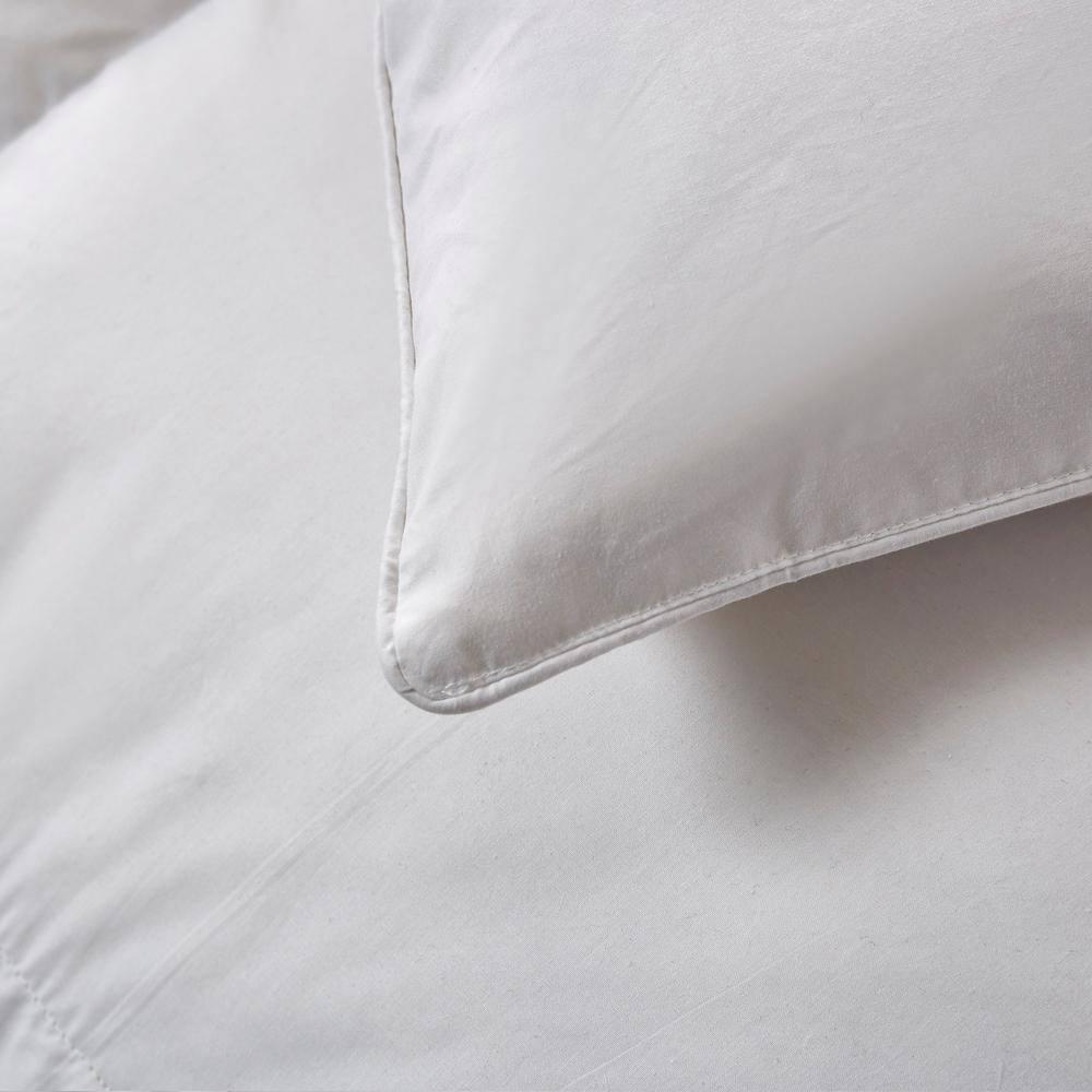 Serta Serta Super Soft 233 Thread Count White Goose Feather And Down Fiber Comforter By Serta All Season Full / Queen