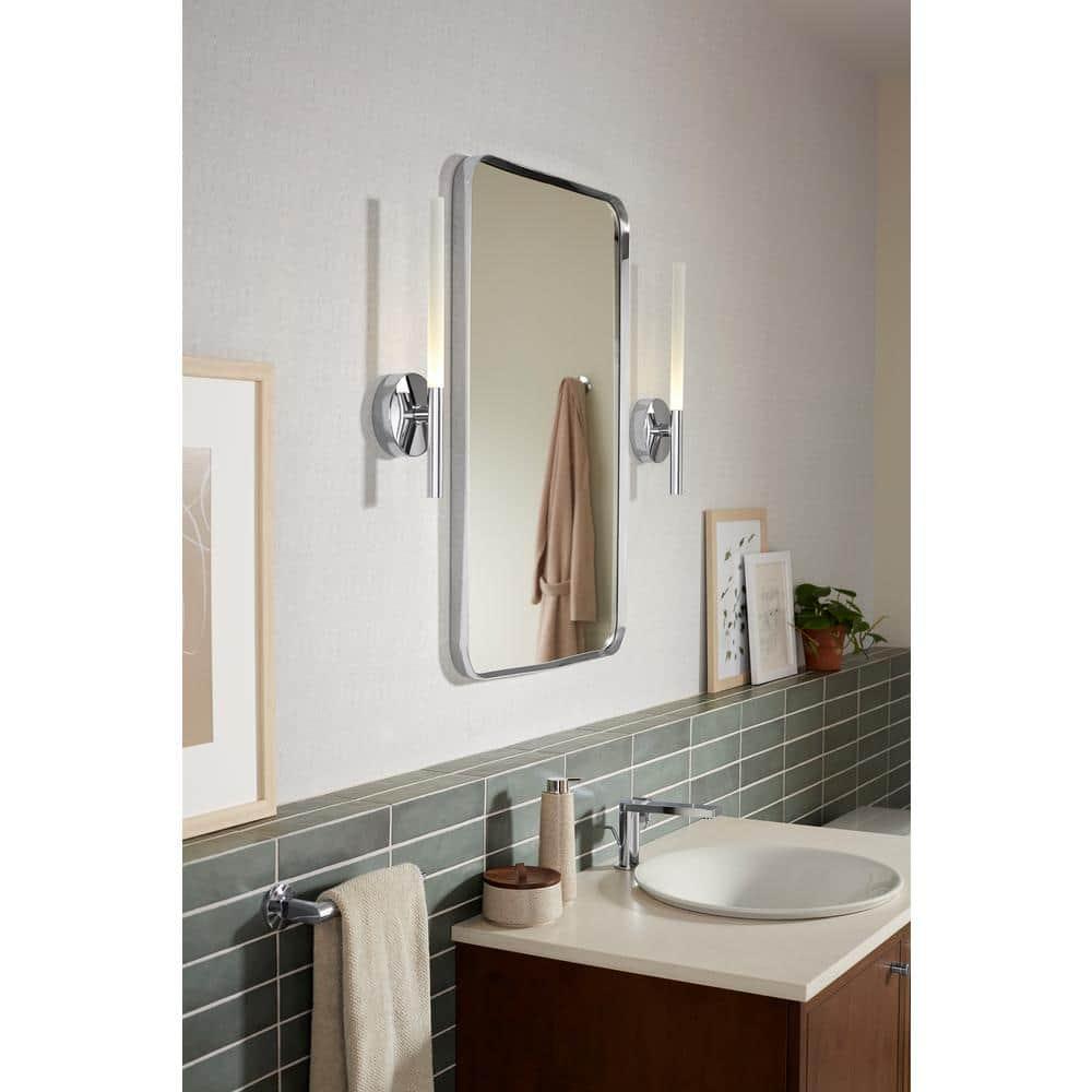 KOHLER Essential Rectangular Wall Mirror, Bathroom / Vanity Mirror with Frame