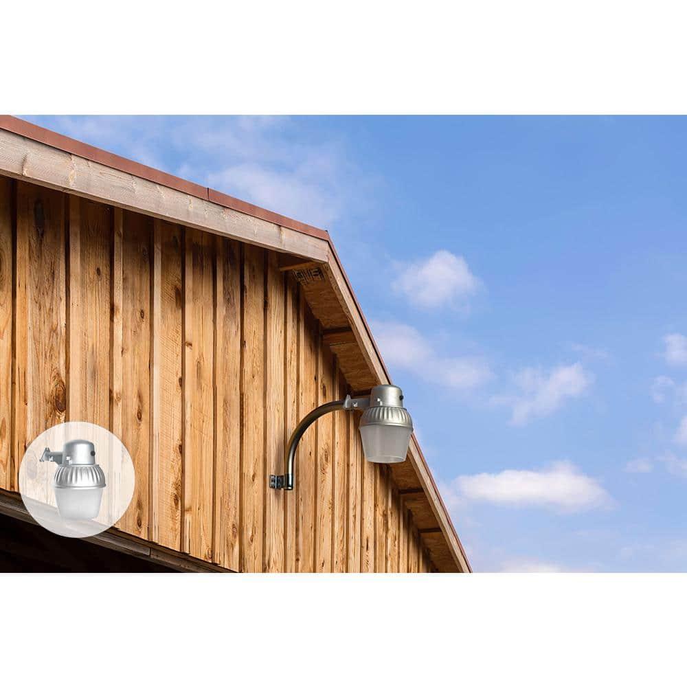 2 - Head LED Hardwired Dusk to Dawn Outdoor Security Flood Light
