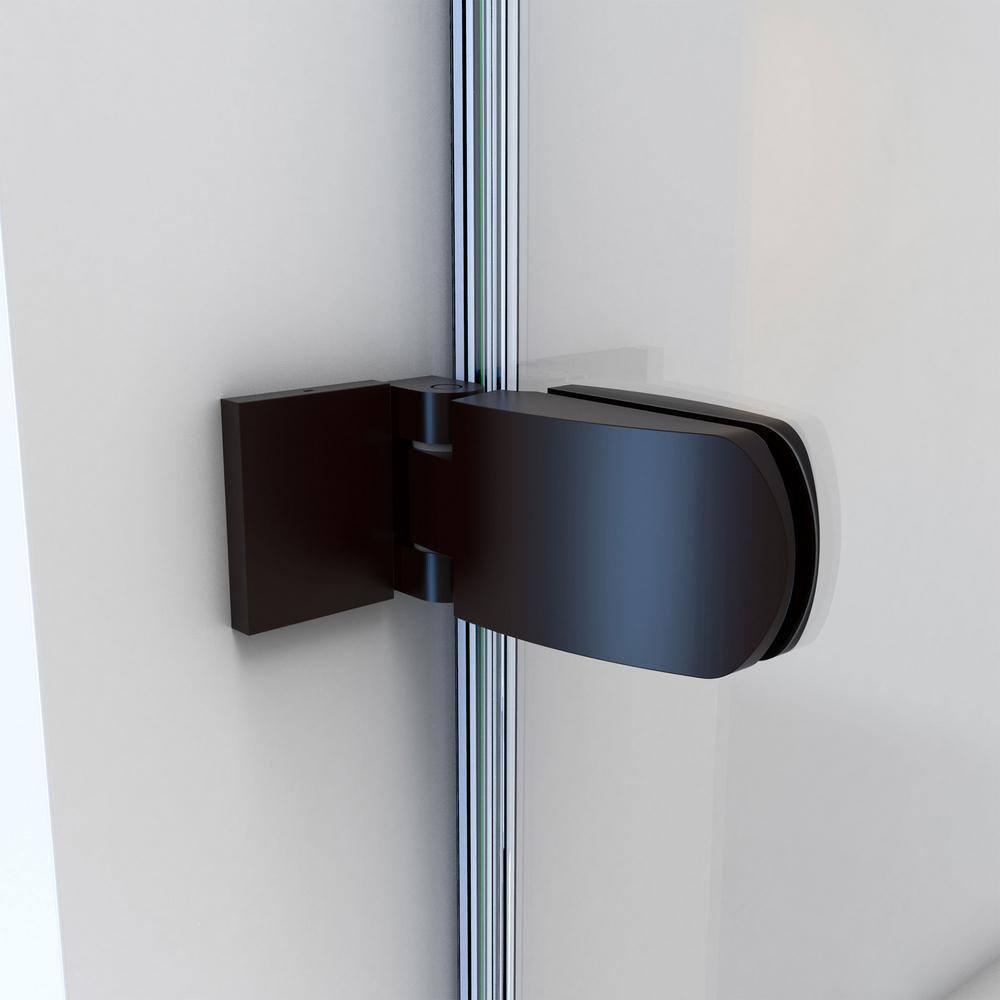 Aqua Uno 56" W x 58" H Hinged Semi-Frameless Tub Door