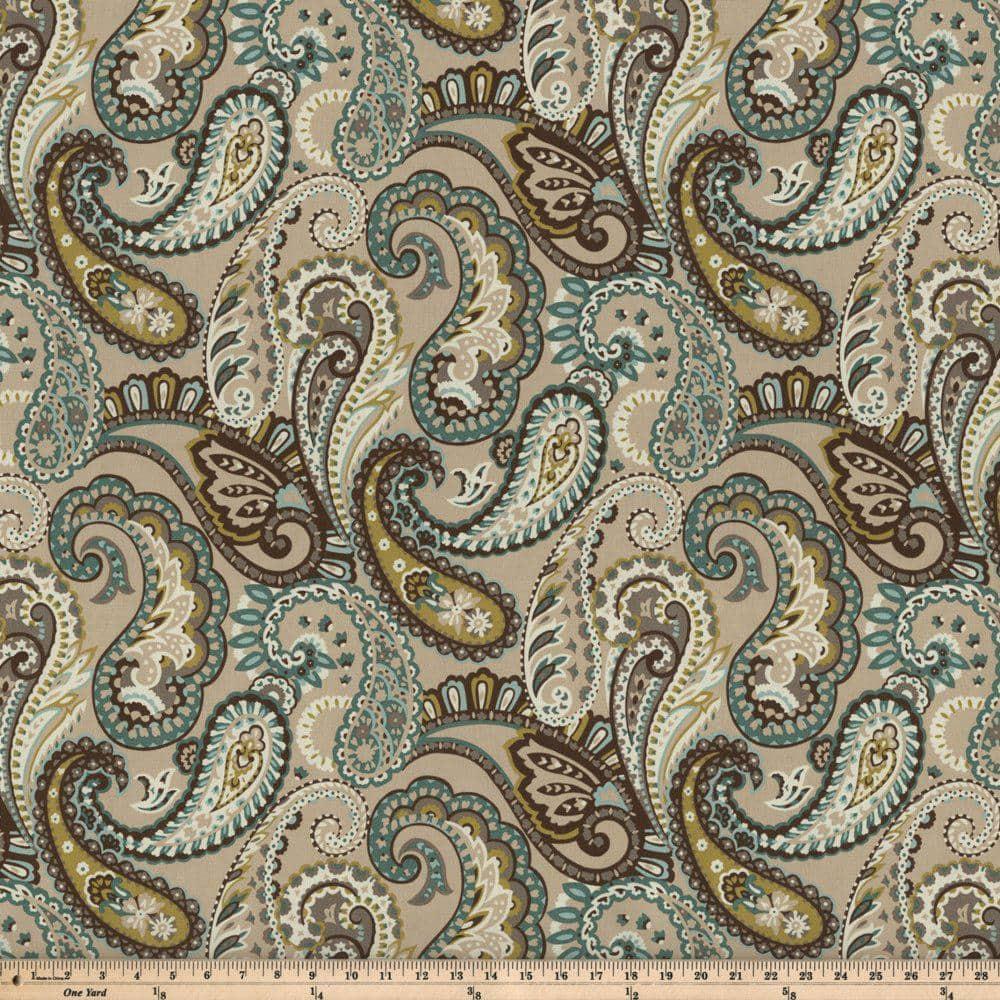 Pillow Perfect Tamara Paisley Indoor/Outdoor Reversible Throw Pillow (Set of 2)