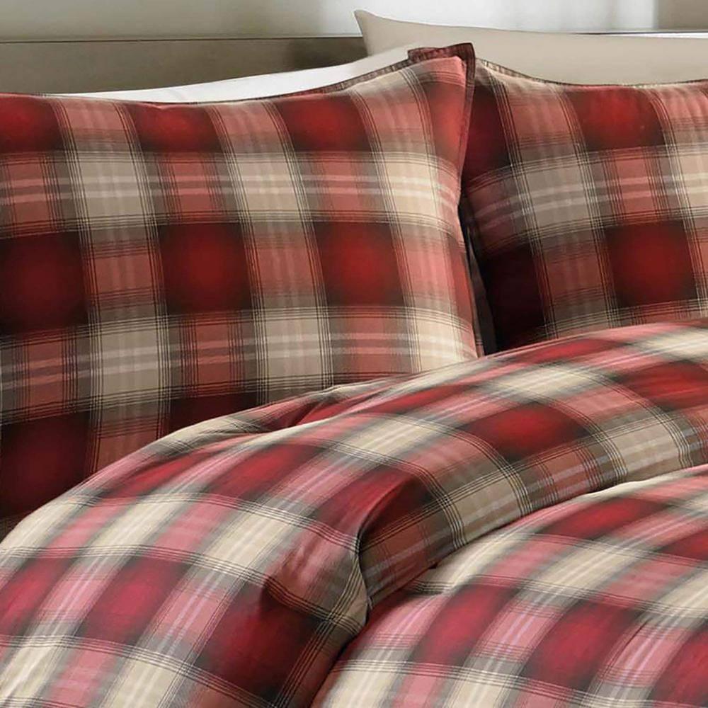 Eddie Bauer Eddie Bauer Navigation Plaid Cotton Reversible Comforter Set