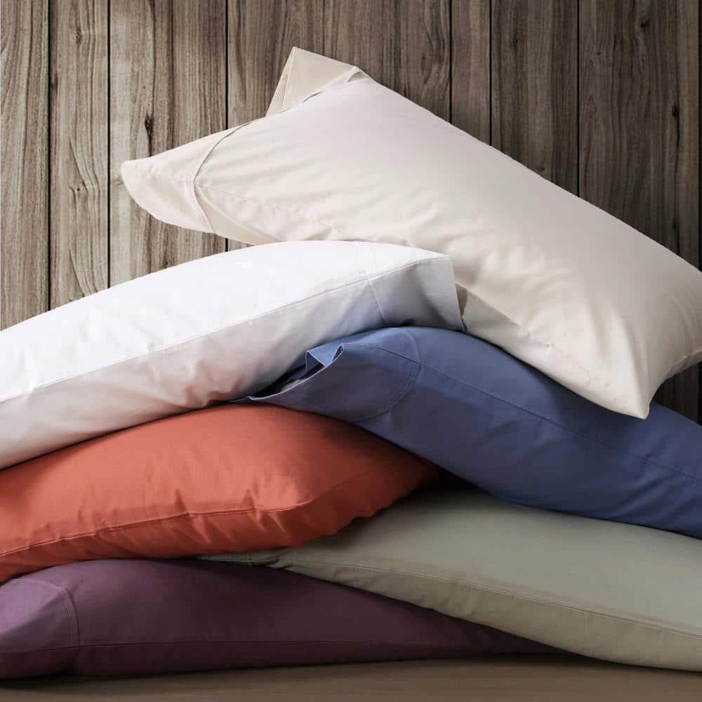 Eddie Bauer Eddie Bauer Solid Brushed Percale Cotton Sheet Set