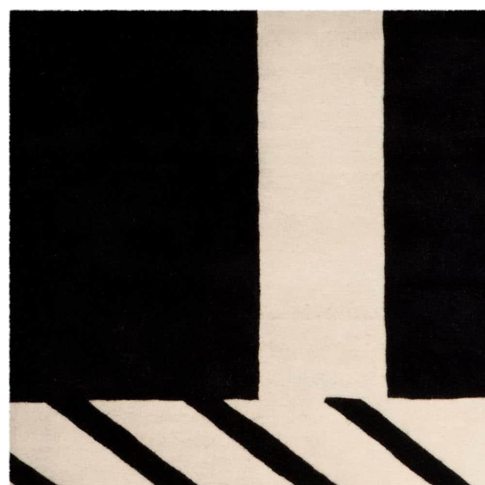 Fifth Avenue FTV122 Hand Tufted Area Rug - Ivory/Black - 8'x10' - Safavieh.
