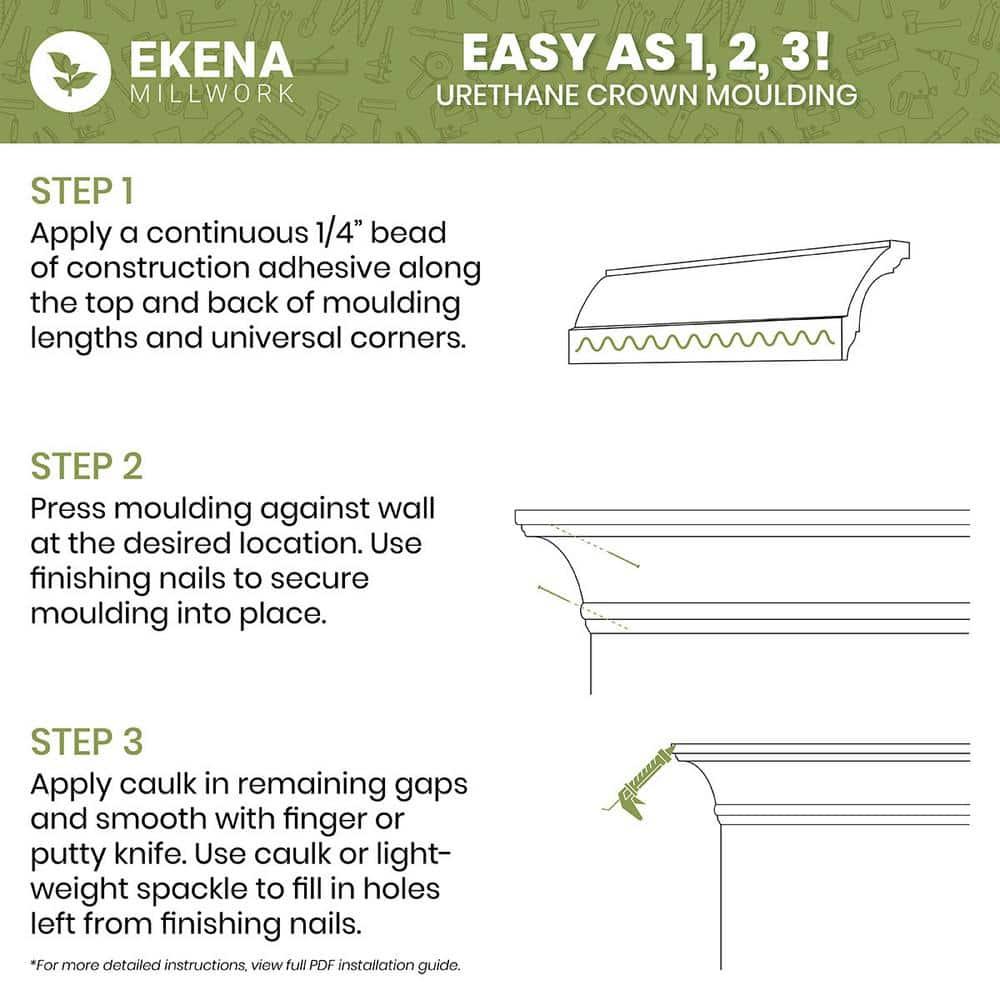 Ekena Millwork Emma Crown Moulding