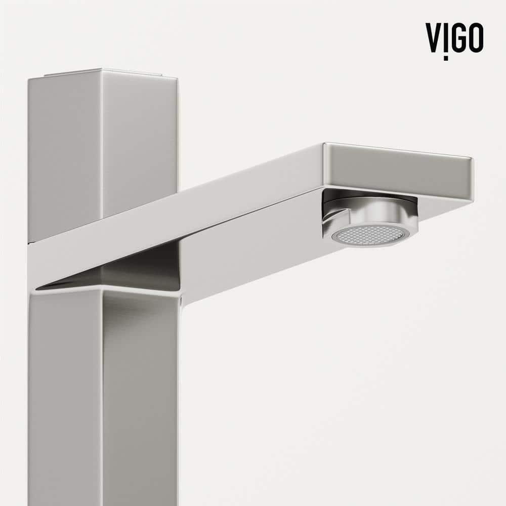 Nova 10" H Single Handle Vessel Sink Bathroom Faucet