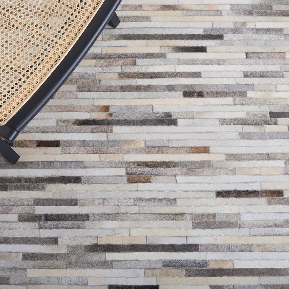 Studio Leather STL809 Hand Woven Area Rug - Ivory/Grey - 3'x5' - Safavieh.