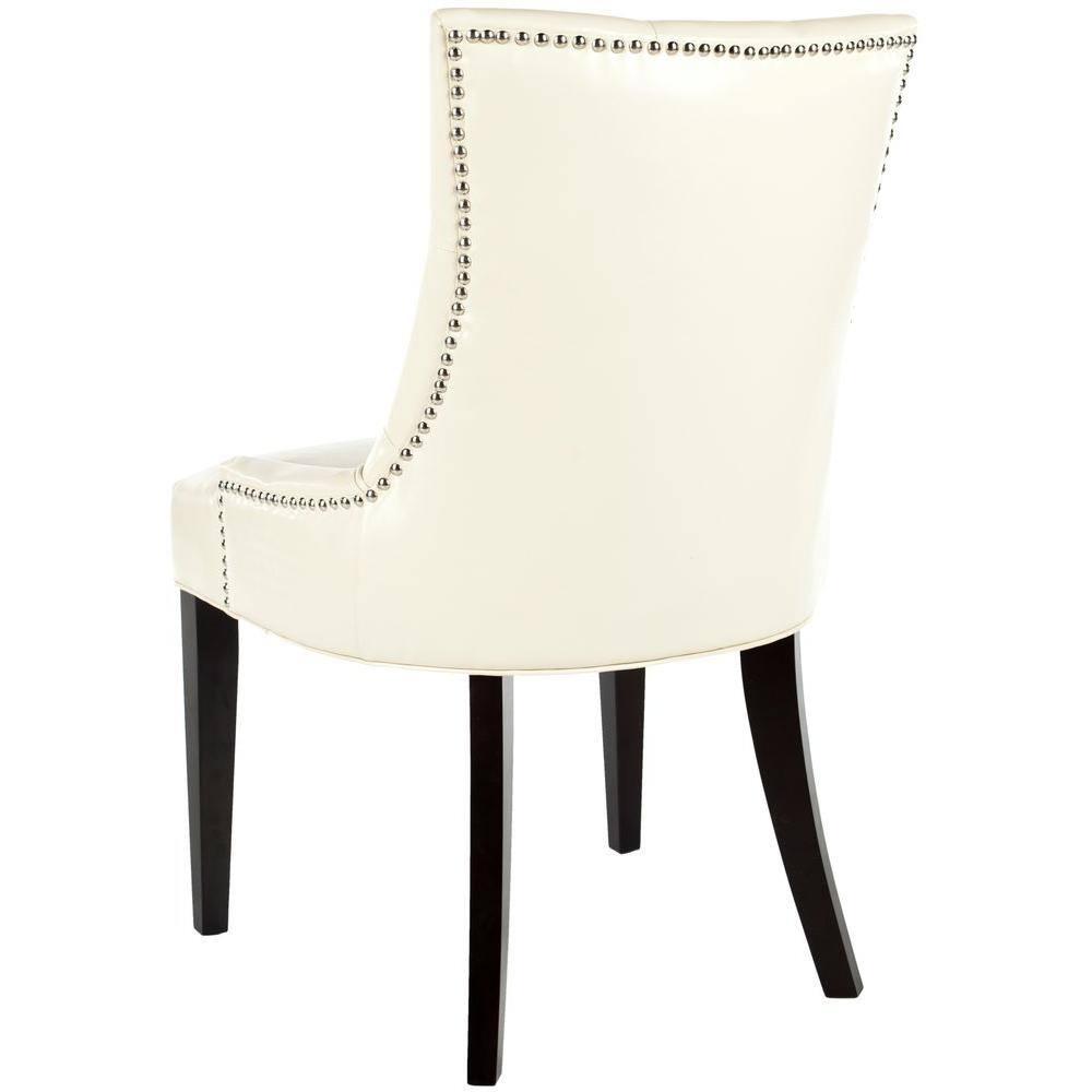 Abby 19''H Tufted Side Chairs (Set of 2)- Flat Cream - Safavieh