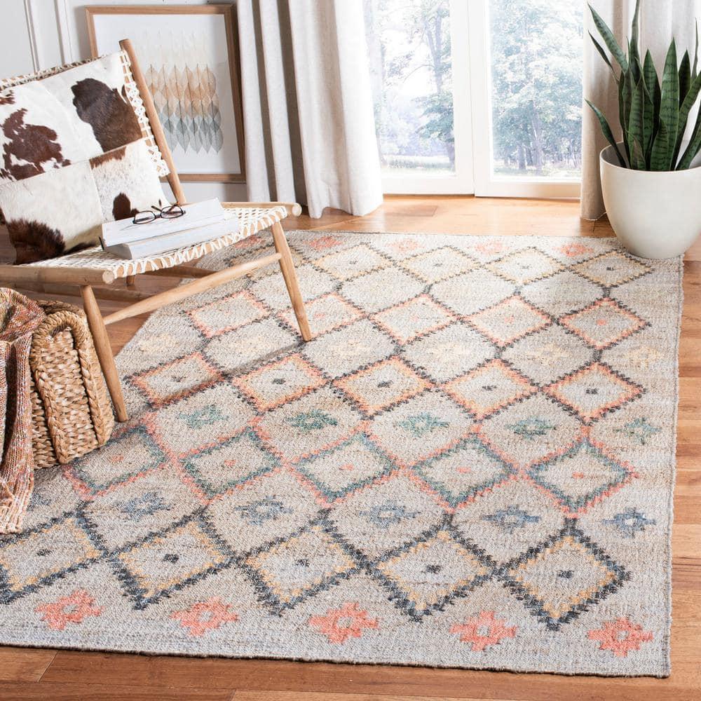 Kilim KLM753 Hand Loomed Area Rug - Beige/Gold - 8'x10' - Safavieh.