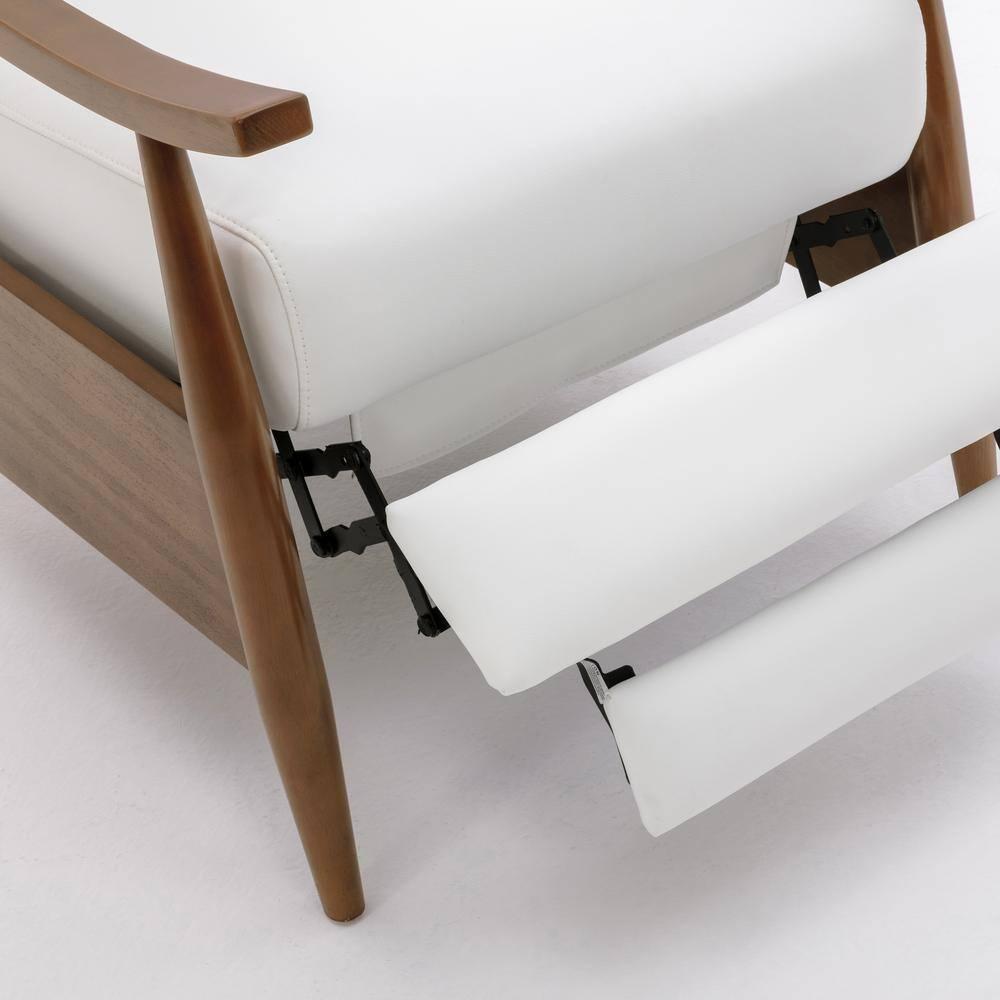 Comfort Pointe Solaris Press-Back Recliner Milky White