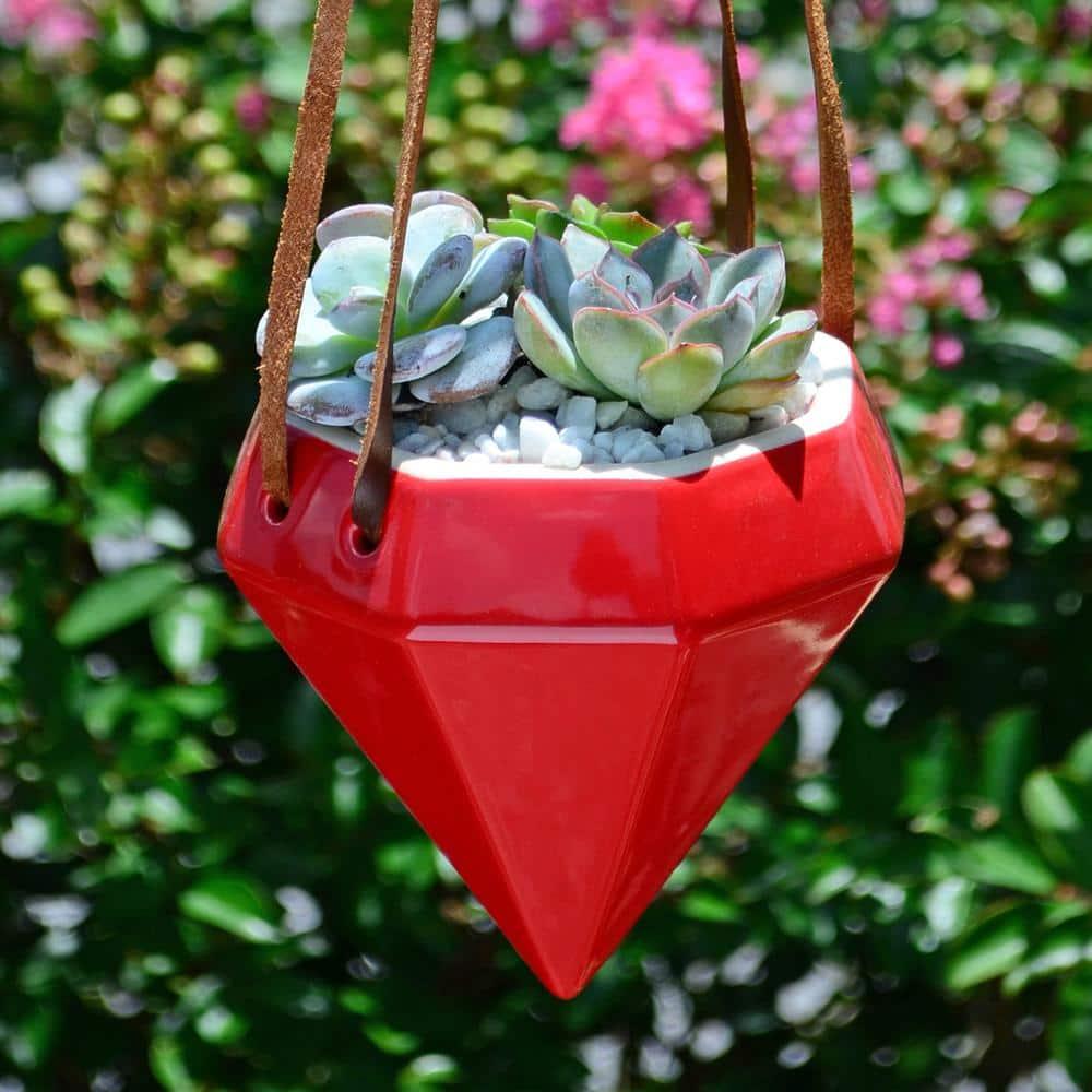 Guilford Ceramic Outdoor Hanging Planter