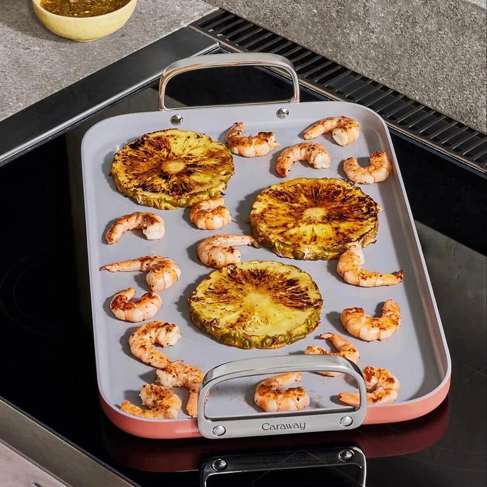 Caraway ® Perracotta Ceramic Non-Stick Double Burner Griddle