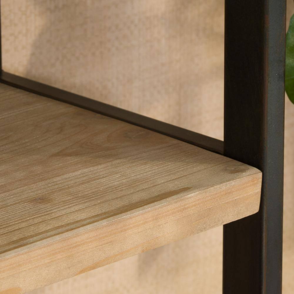 Christopher Knight Home Perth 68.5" 5-Shelf Industrial Bookcase Antique: Metal & Wood, 250lbs Capacity