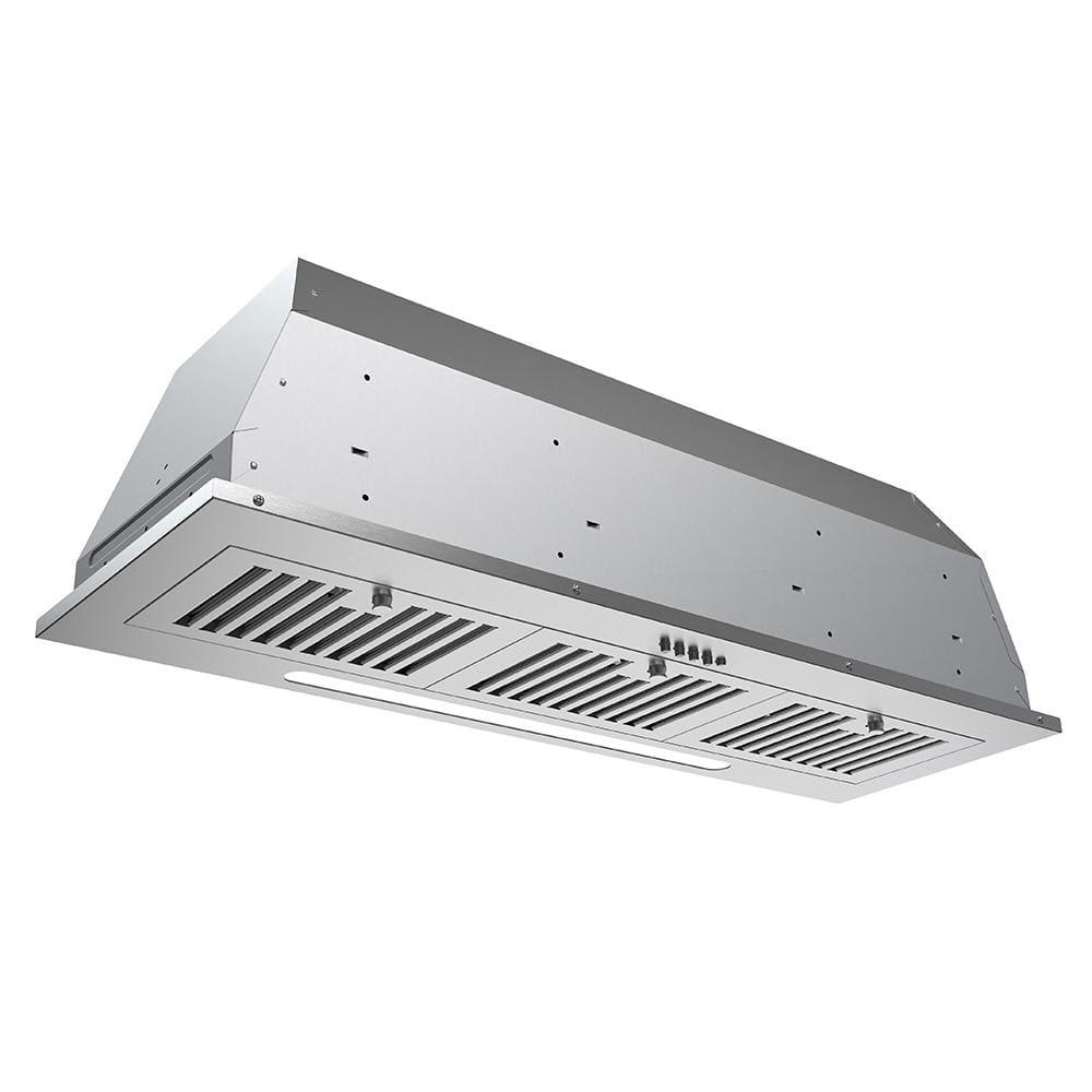 Streamline Torricelli 36" 350 Cubic Feet Per Minute Ductless Insert Range Hood with Baffle Filter and Light Included