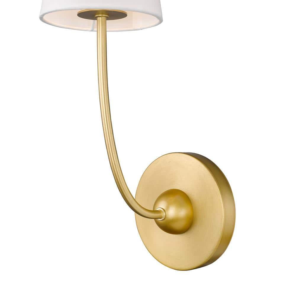 Z-Lite Shannon 1 - Light Sconce in Rubbed Brass