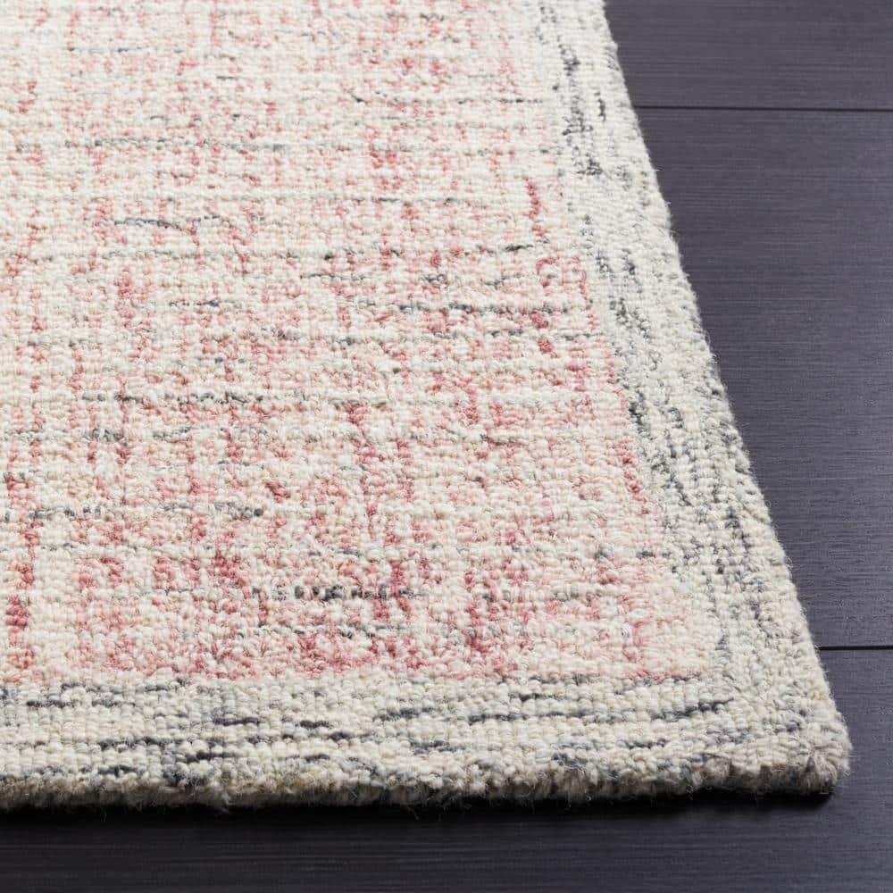 Abstract ABT467 Handmade Indoor Accent Rug - Pink/Ivory - 3'x5' - Safavieh