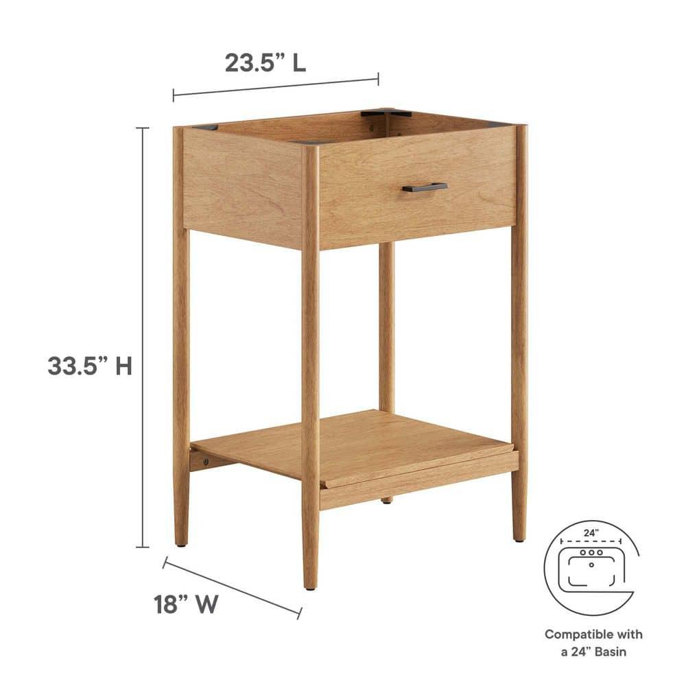 Modway Modway Zaire 23.5" Single Bathroom Vanity Base Only