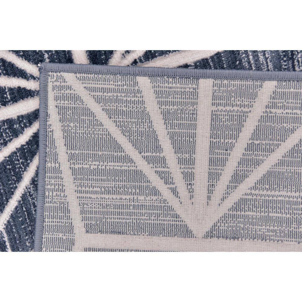Jill Zarin Uptown Collection Area Rug - Fifth Avenue (8'  x 10' Rectangle Navy Blue/Ivory)