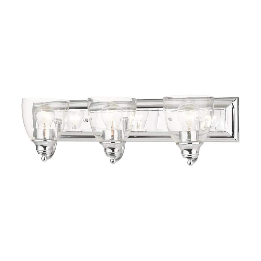 Livex Lighting Birmingham 3 - Light Vanity in  Polished Chrome
