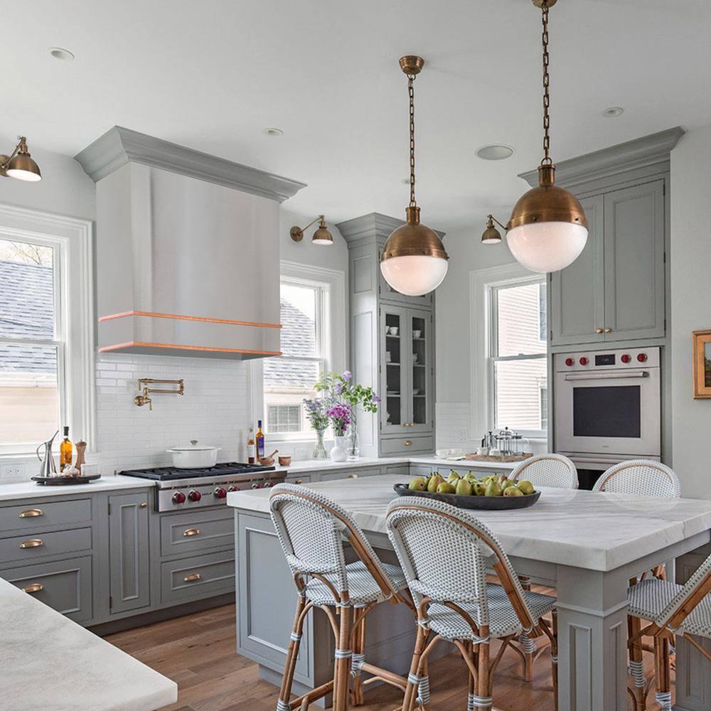 Akicon 30" Stainless Steel 600 CFM Ducted (Vented) Wall Mounted Required Range Hood