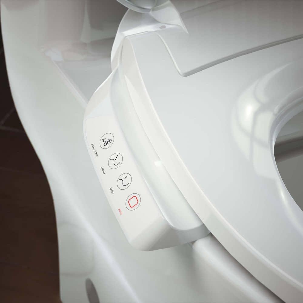 PureWash E545 Elongated Heated Bidet Toilet Seat, Electric Bidets for Existing Toilets