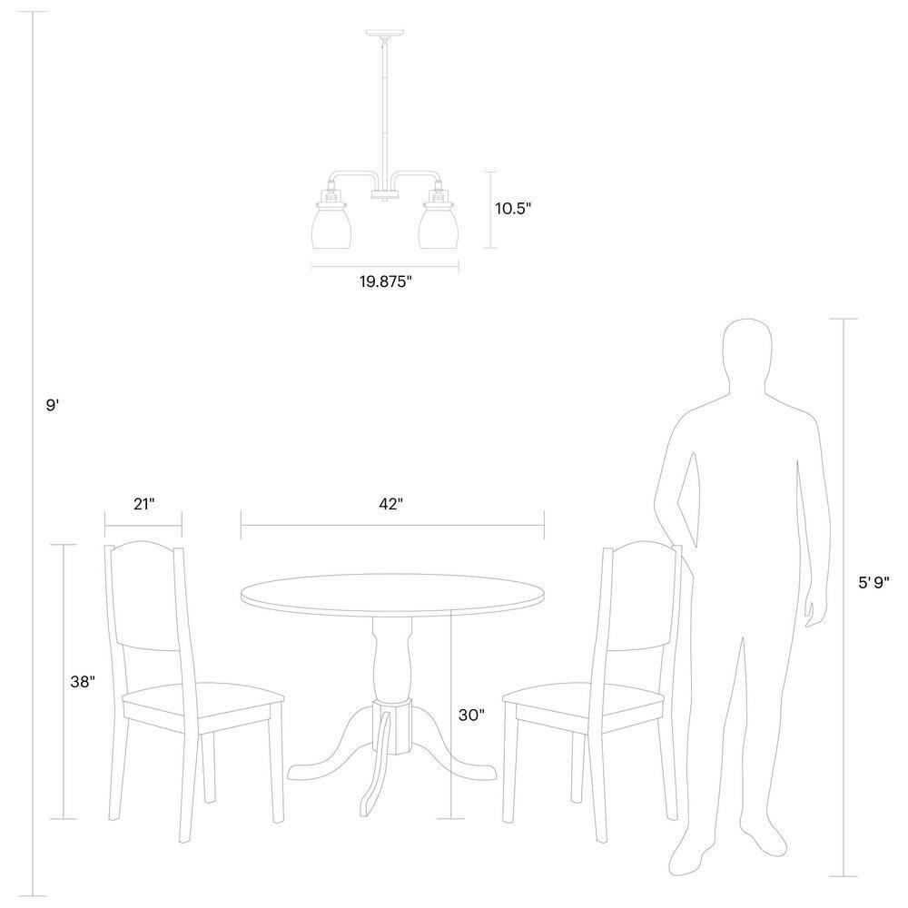 Rosswood Metal Chandelier (25"-31")