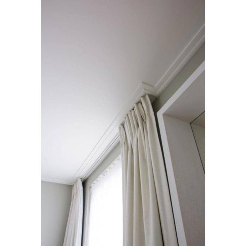 2-3/4 in x 1/2 in x 78-3/4 in Primed White Plain Polystyrene Crown Moulding (Set of 4)
