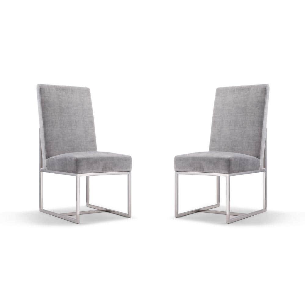 Hokku Designs Johnnette 18.9'' H Velvet Upholstered Side Chair