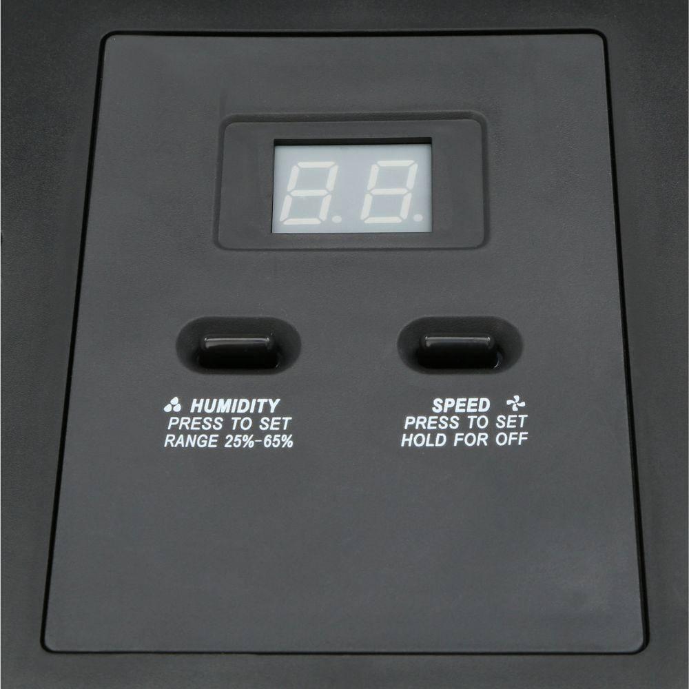 AIRCARE D46 720 Humidificador Evaporativo Tower para 1200 Pies Cuadrados, Titanio/negro