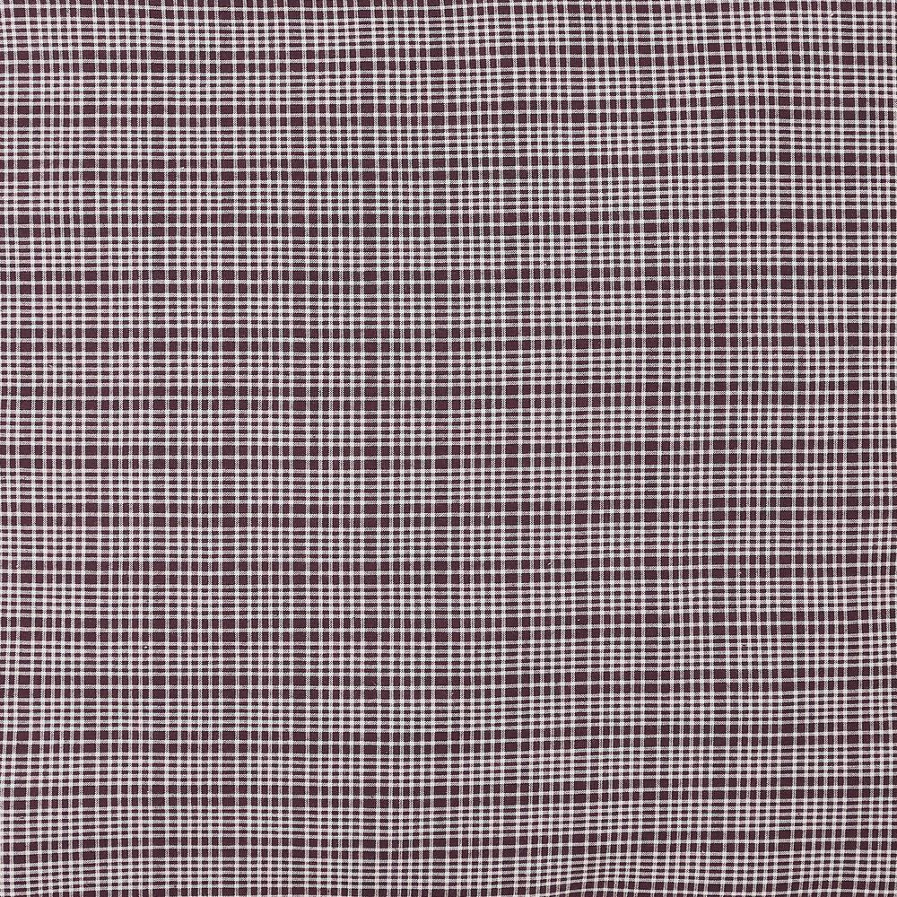 VHC Brands Florette Collection Coffee Brown & White Fabric Euro Sham, Standard - Button Closure