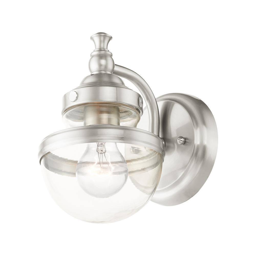 Livex Lighting Oldwick 1 - Light Vanity in  Brushed Nickel
