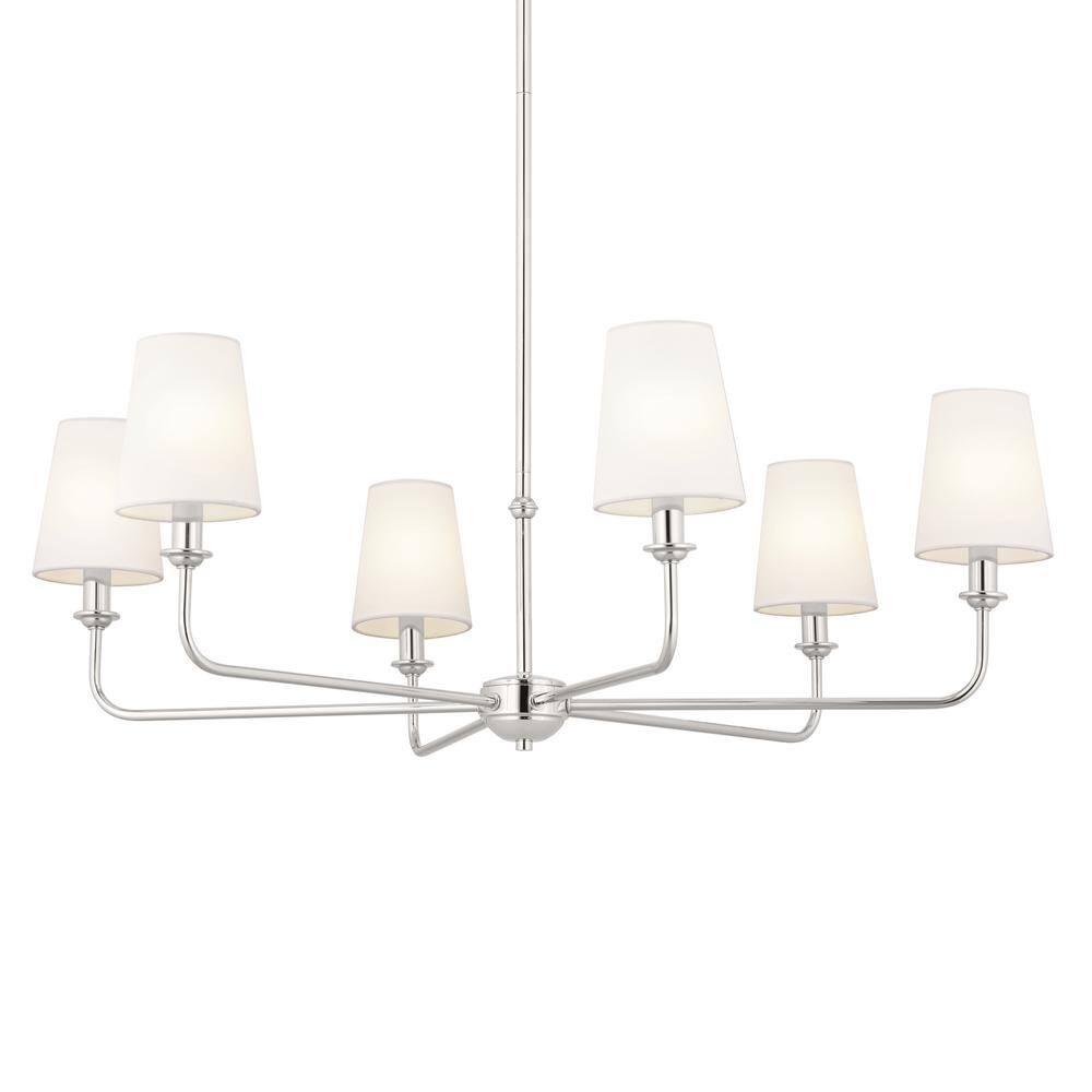 6 - Light Dimmable Classic / Traditional Chandelier