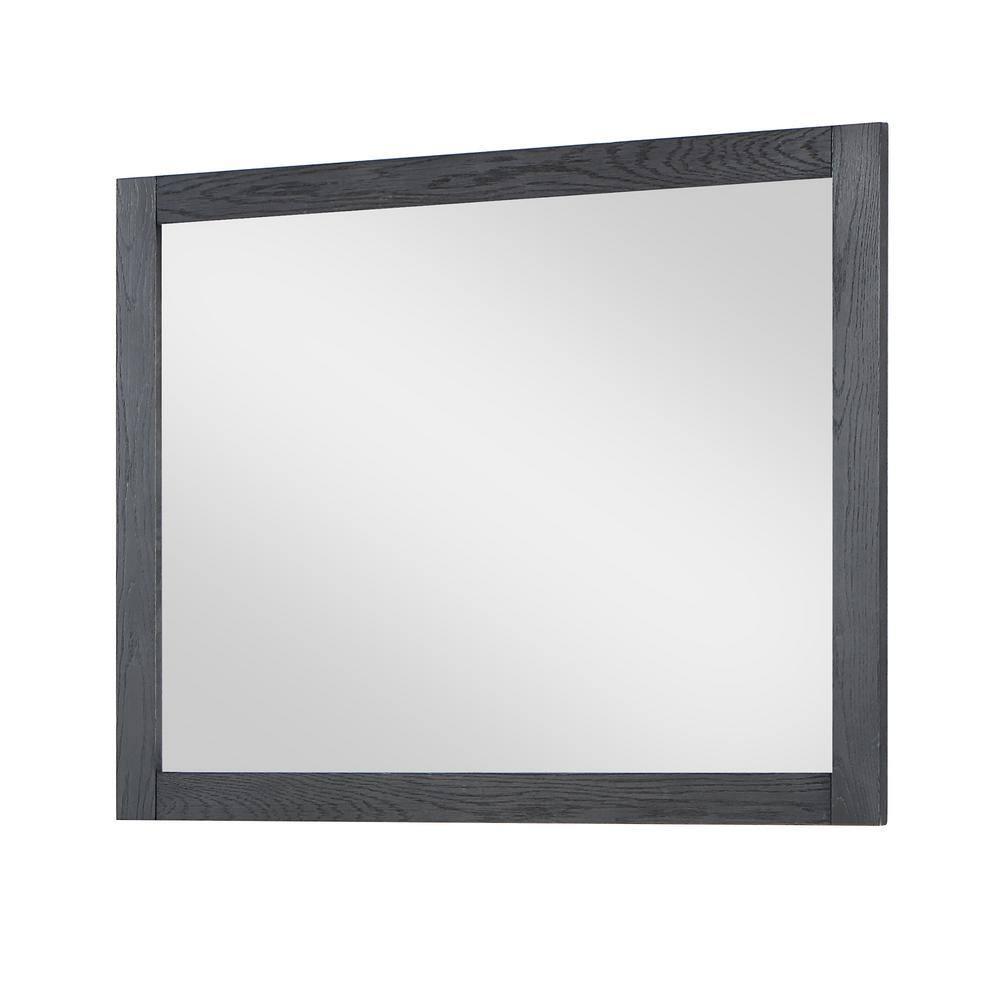 Ivy Wood Flat Wall Mirror