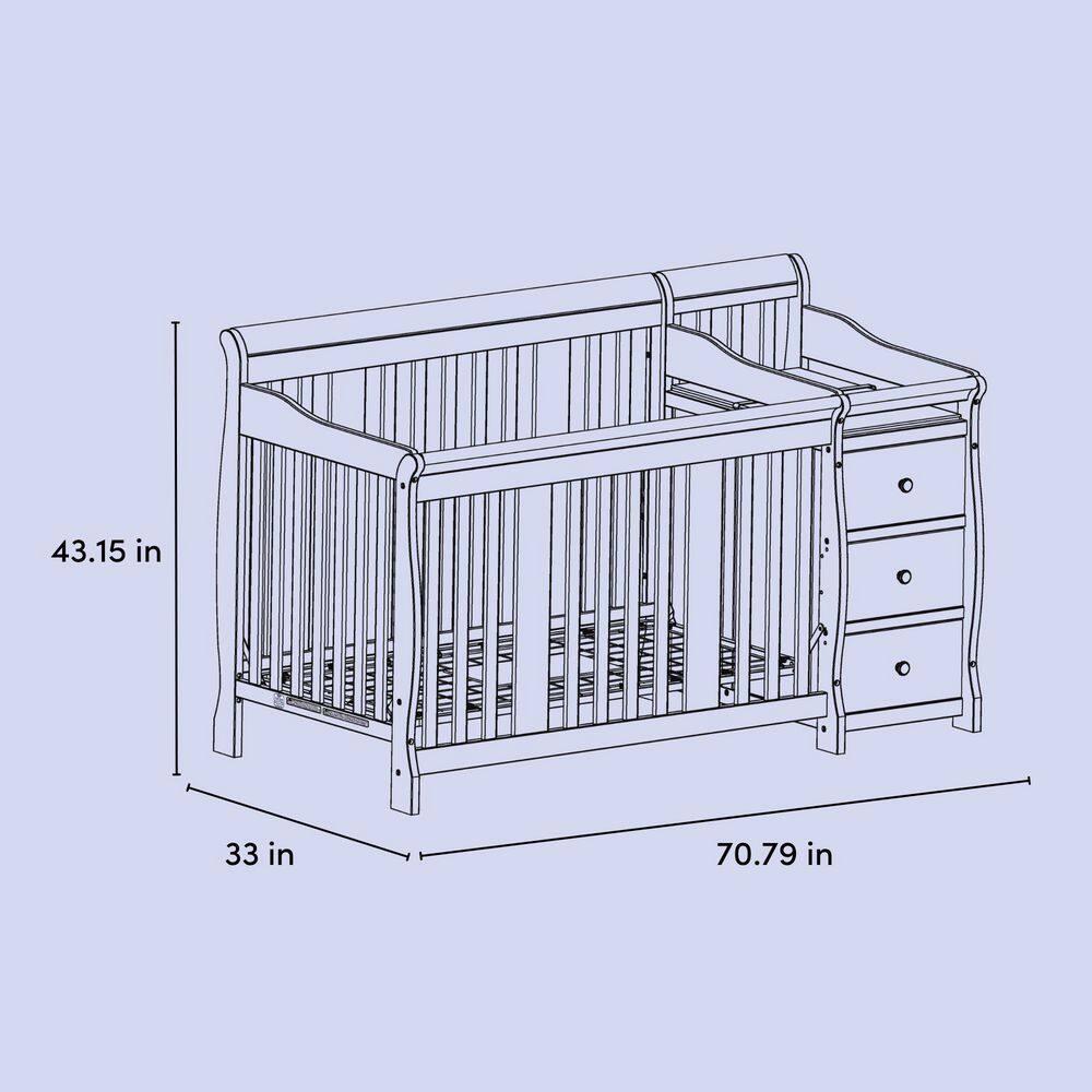Portofino 5-in-1 Convertible Crib and Changer