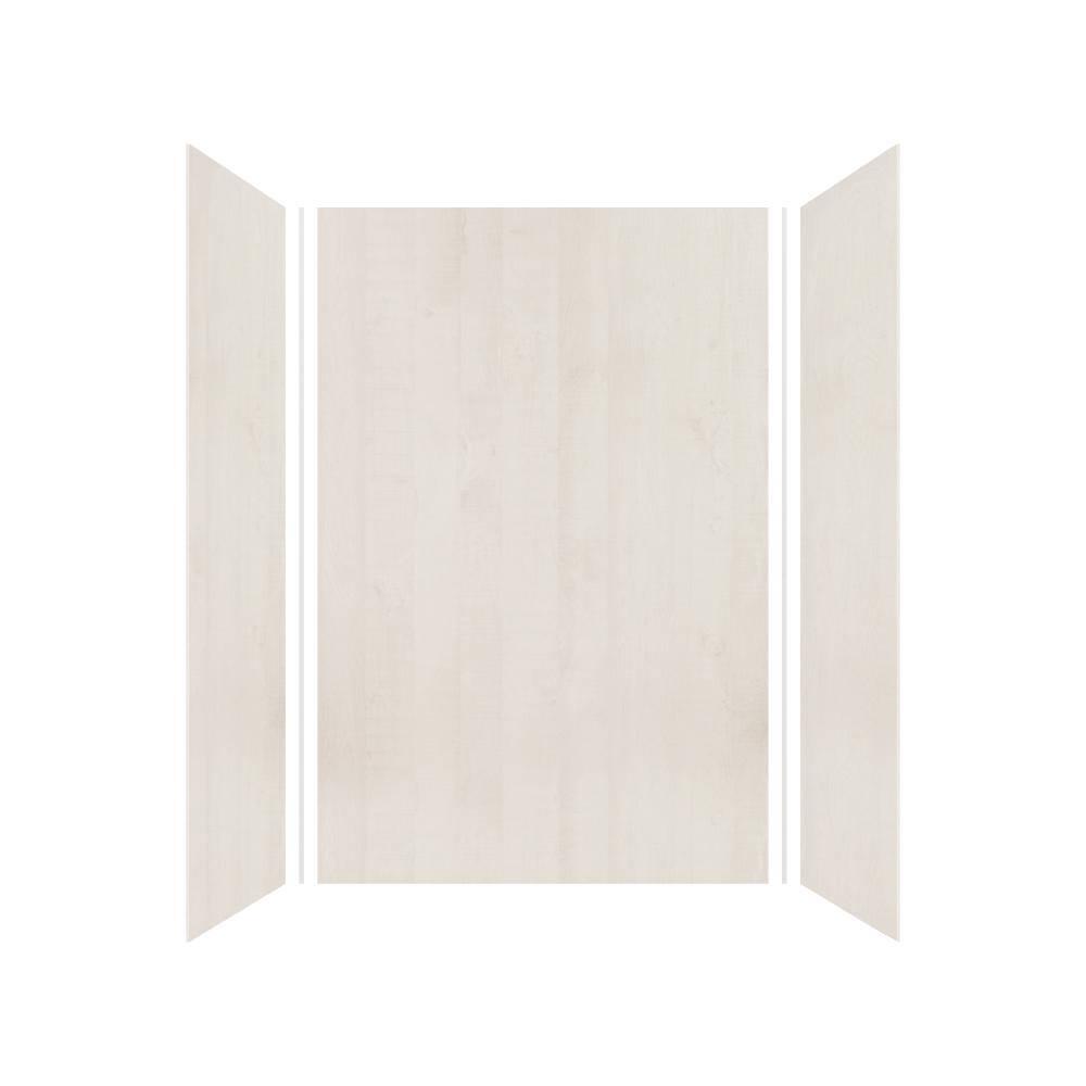Expressions 48'' W 36'' D 72'' H Glue Up Solid Surface Wall
