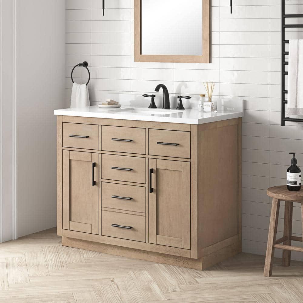 OVE Decors Bailey 42" Single Bathroom Vanity with Premium Countertop