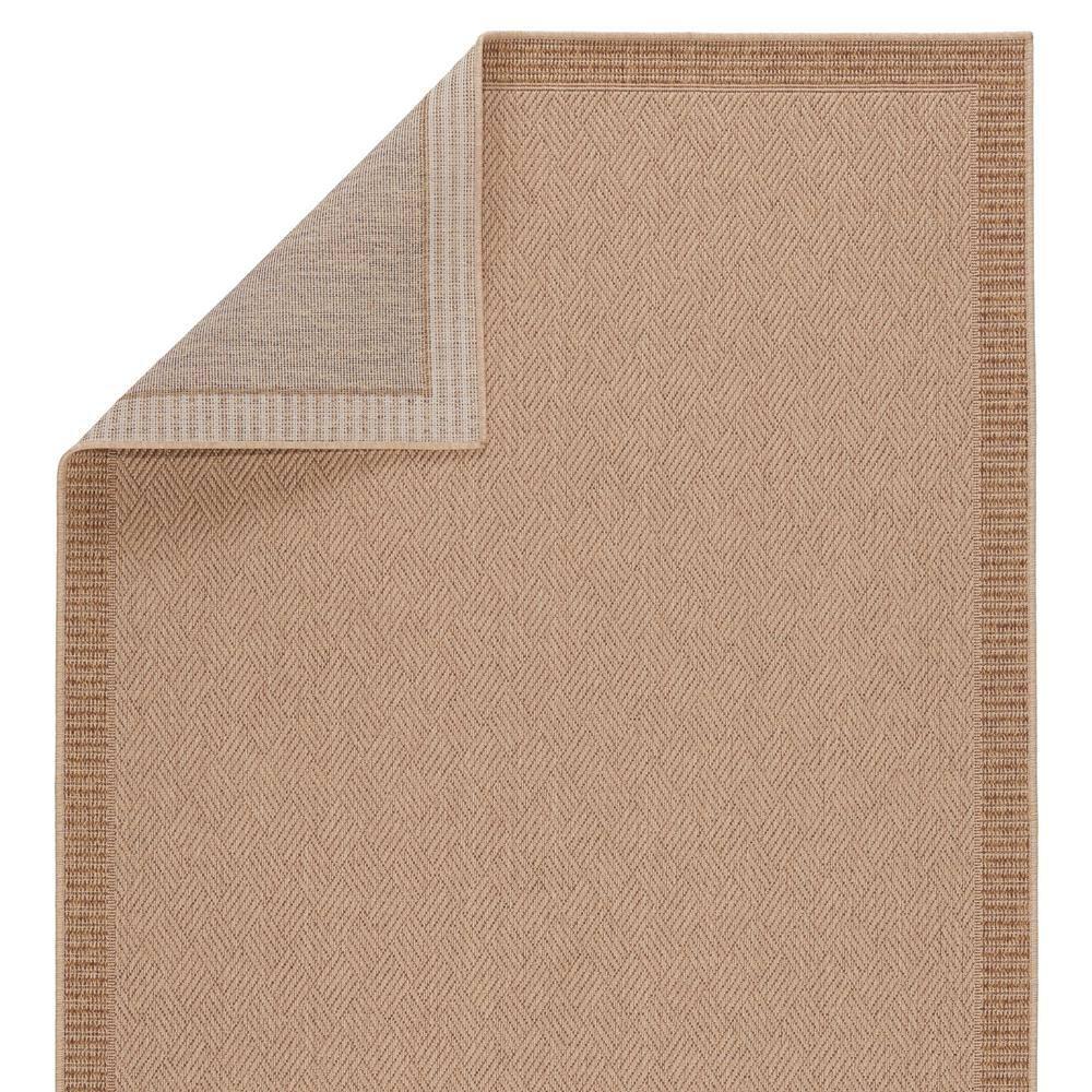 Pareu Beige/Light Brown 2 ft. x 3 ft. Coastal Indoor/Outdoor Area Rug
