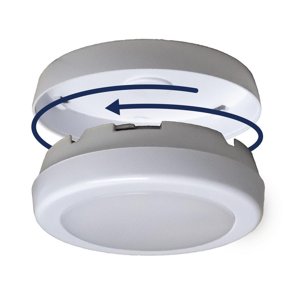 Westek White Battery Powered LED Puck Light 3 pk (BL-PCCT-W3)