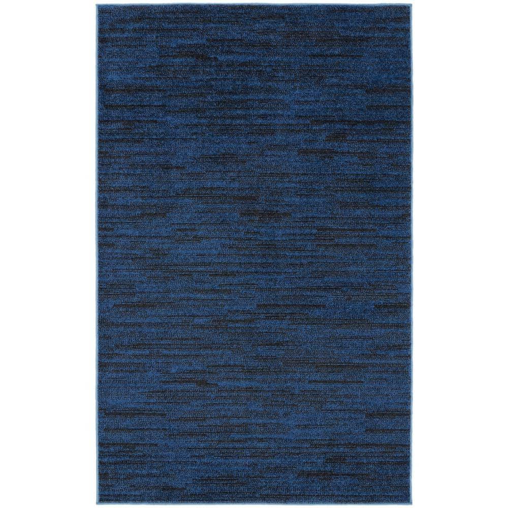 Nourison Nourison Essentials NRE01 Indoor/outdoor Area Rug - Midnight Blue 3' x 5'