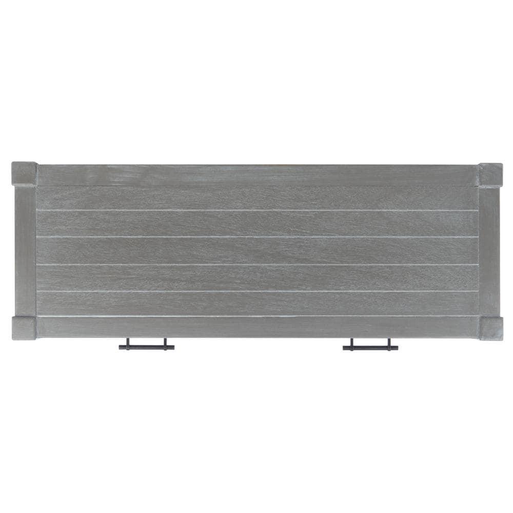 Filbert 2 Drawer Console Table - White Washed Grey - Safavieh