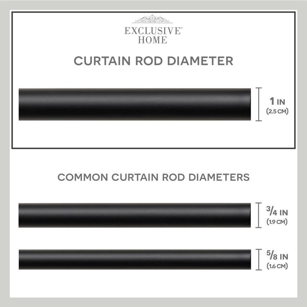 Amalgamated Textiles Adjustable Single Curtain Rod