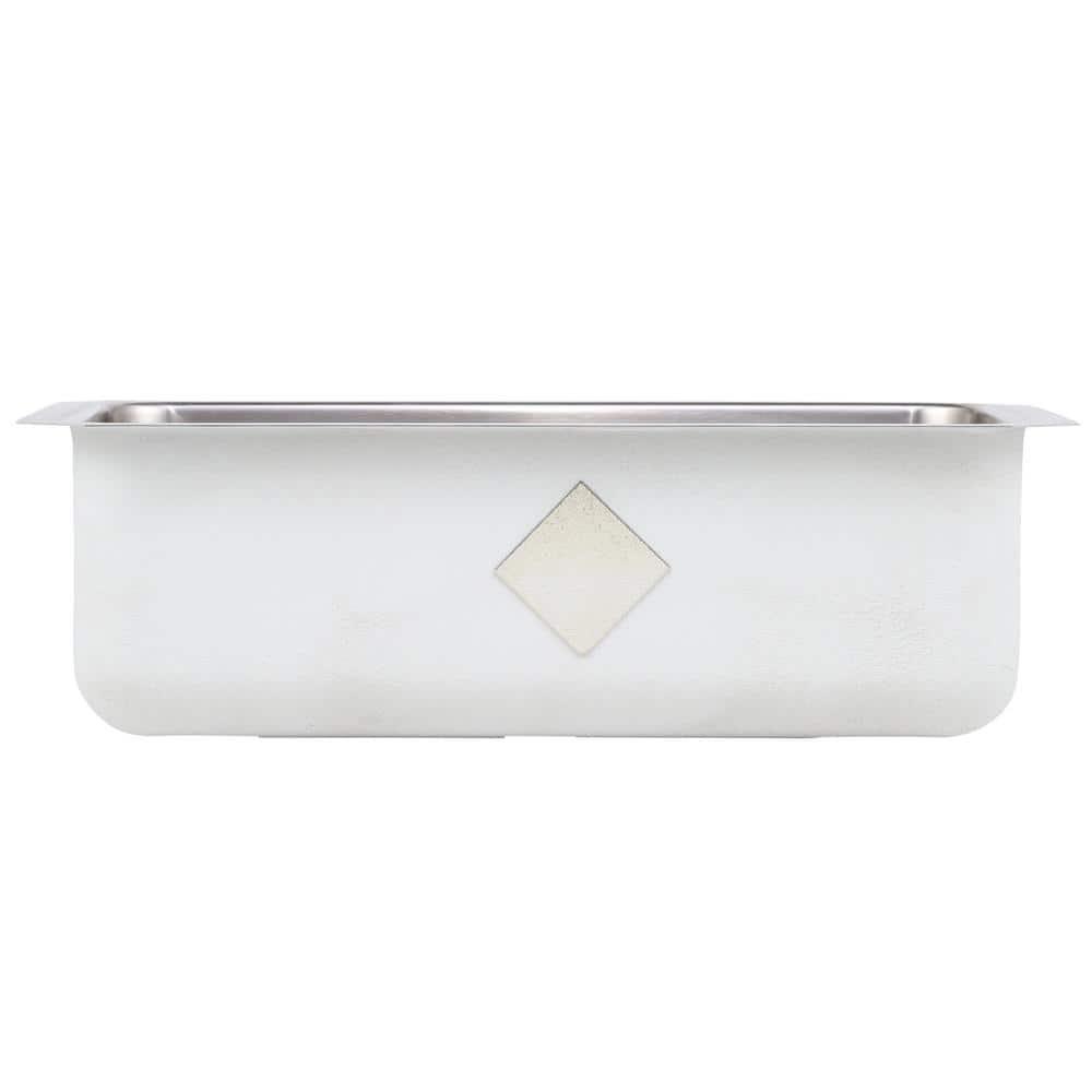 Lustertone 26" L x 19" W Undermount Kitchen Sink