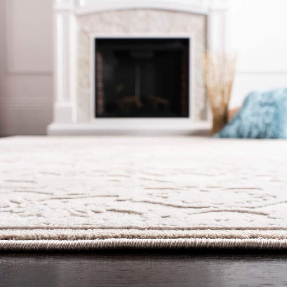 Reflection RFT665 Power Loomed Indoor Area Rug - 9'x12' - Creme/Ivory - Safavieh