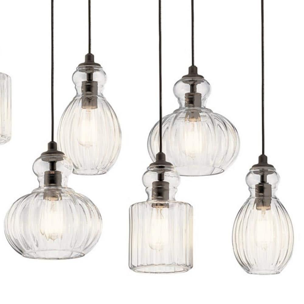 Kichler Lighting Riviera 6 - Light Island Pendant Light in  Olde Bronze