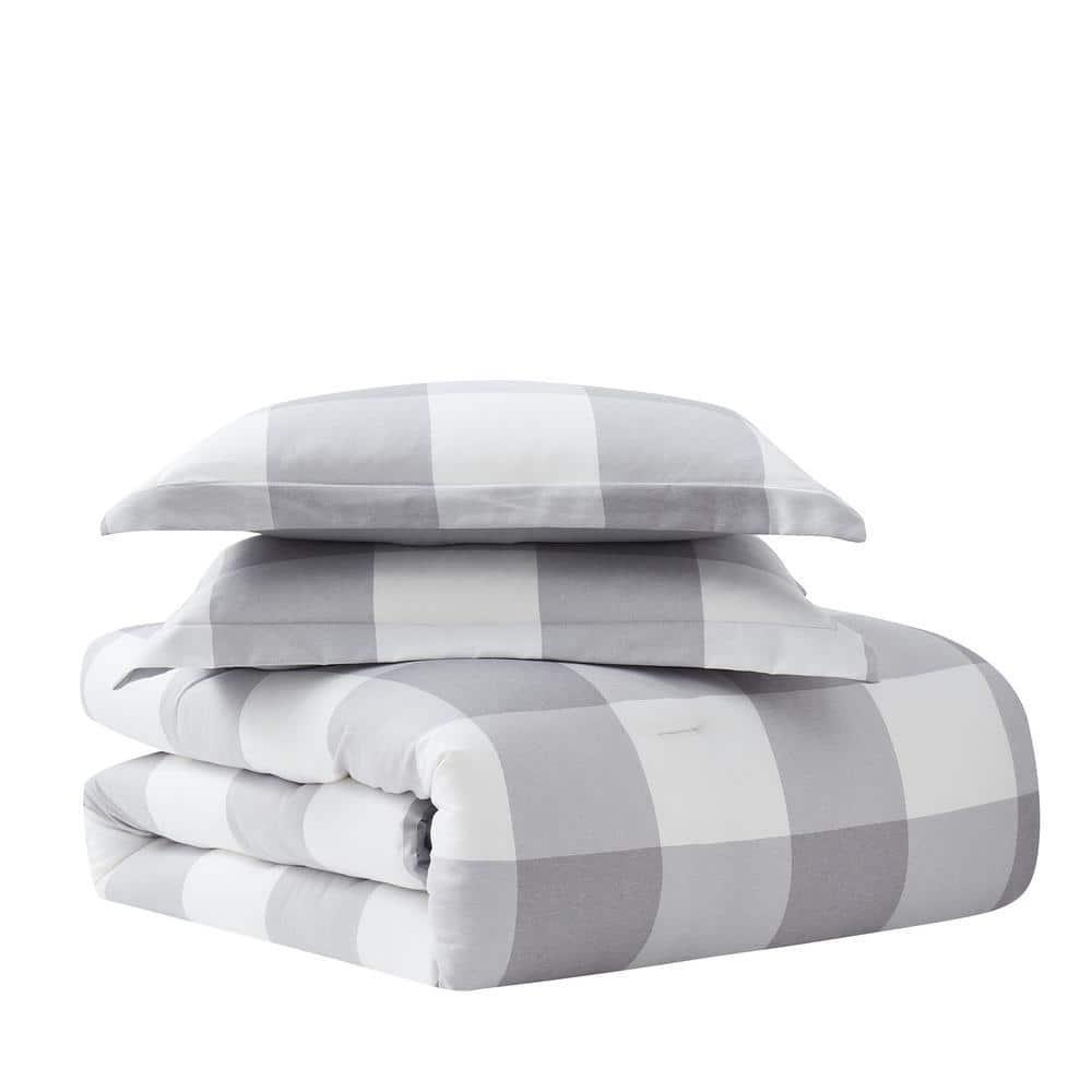 Sweet Home Collection Herringbone Weave Buffalo Check Bed in a Bag Comforter & Sheet Set
