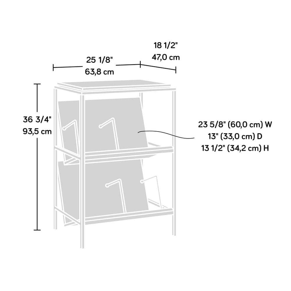 Sauder Nova Loft Accent Storage Cabinet Kiln Acacia