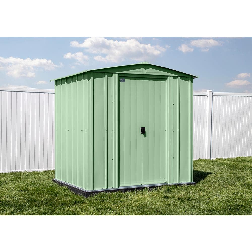 Arrow 6 ft. W x 5 ft. D Galvanized Steel Storage Shed