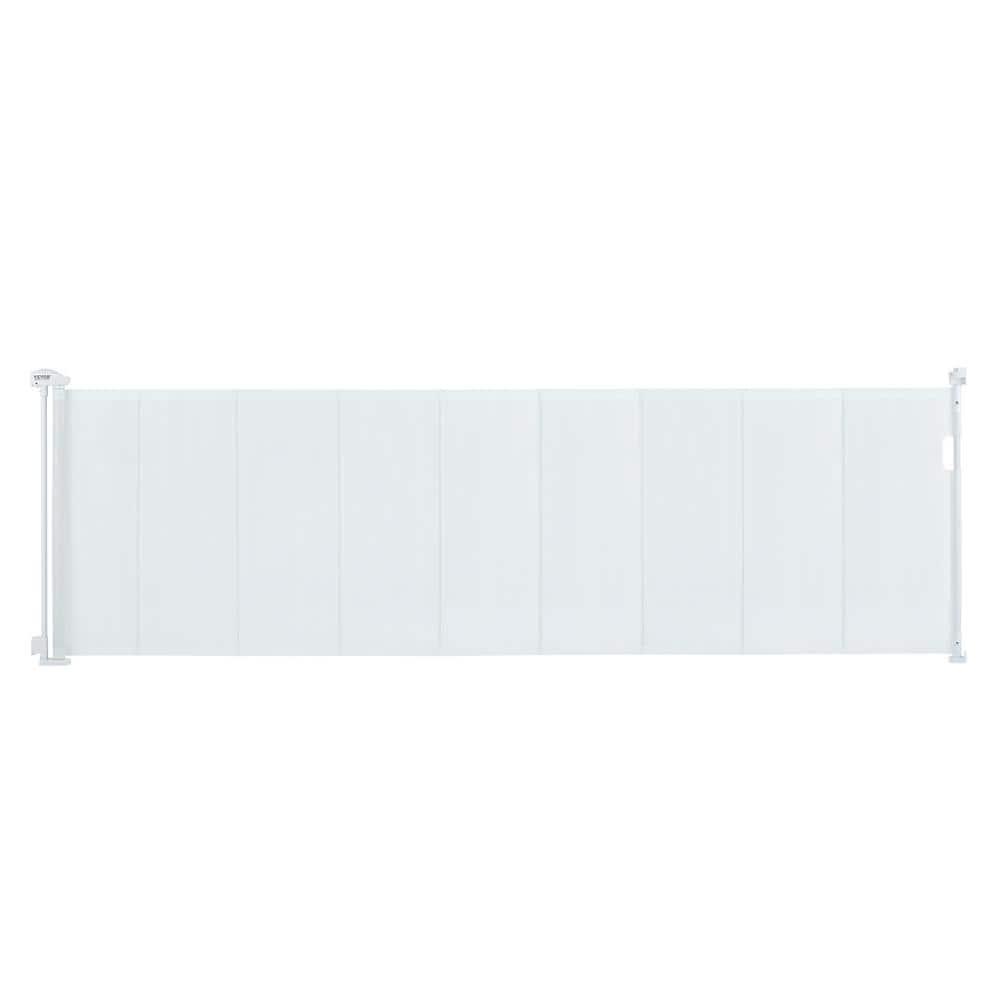 VEVOR Retractable Gate Black Plastic Wall Mounted Pet Gate